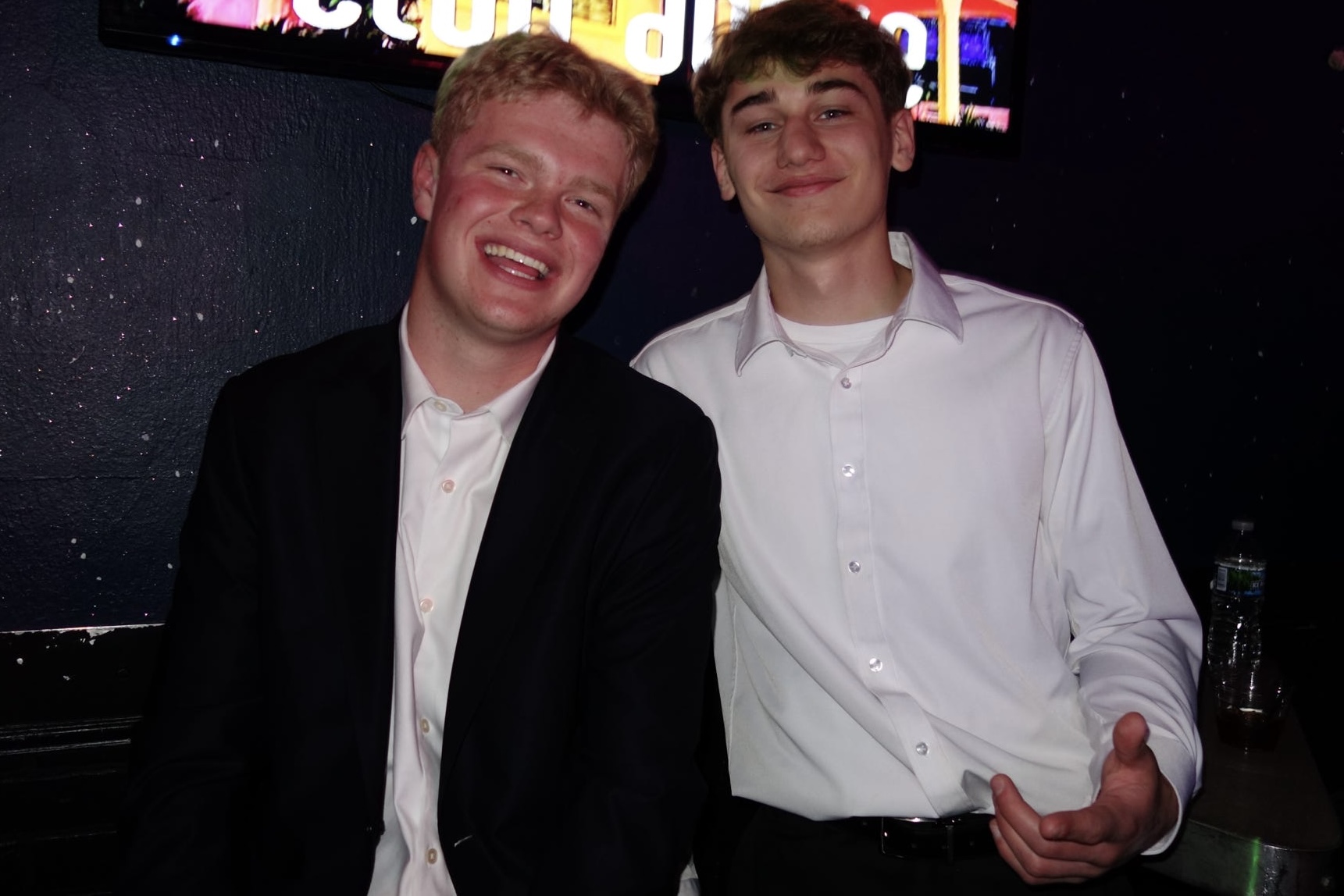 Two MAM members at a club event